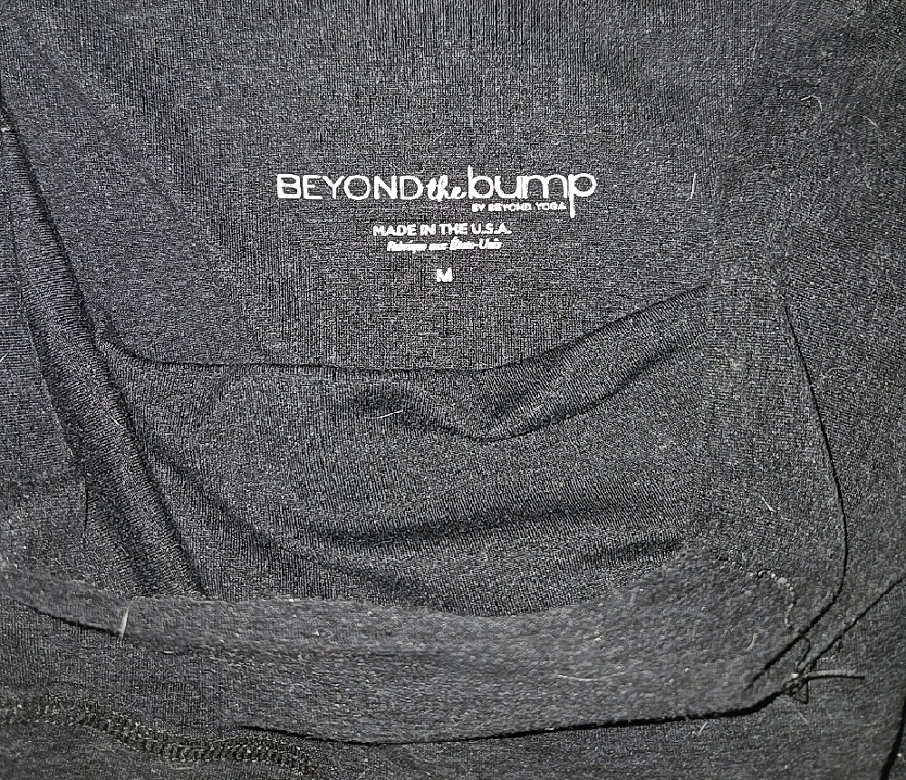 Beyond the Bump Black Bike Shorts - Picture 4 of 4